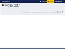 Tablet Screenshot of investacorp.com